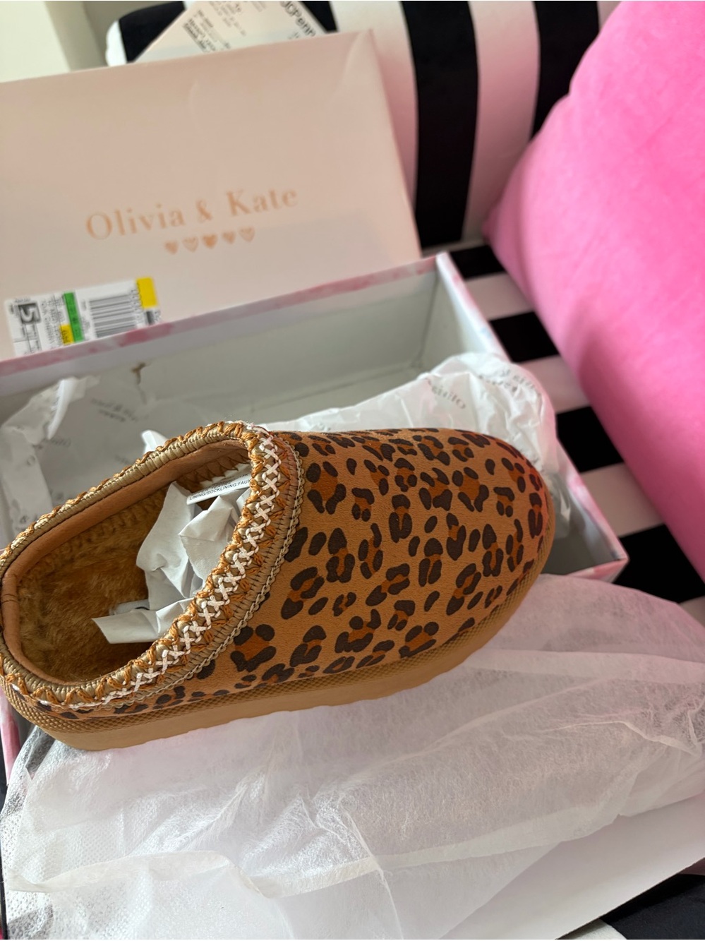 OLIVIA & KATE size 12M Leopard children’s shoe